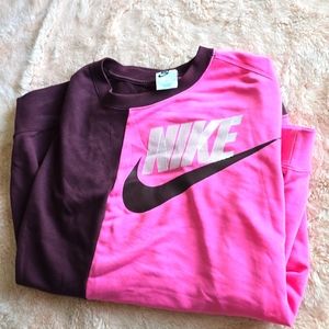 NIKE OVERSIZE COLORBLOCK CREWNECK